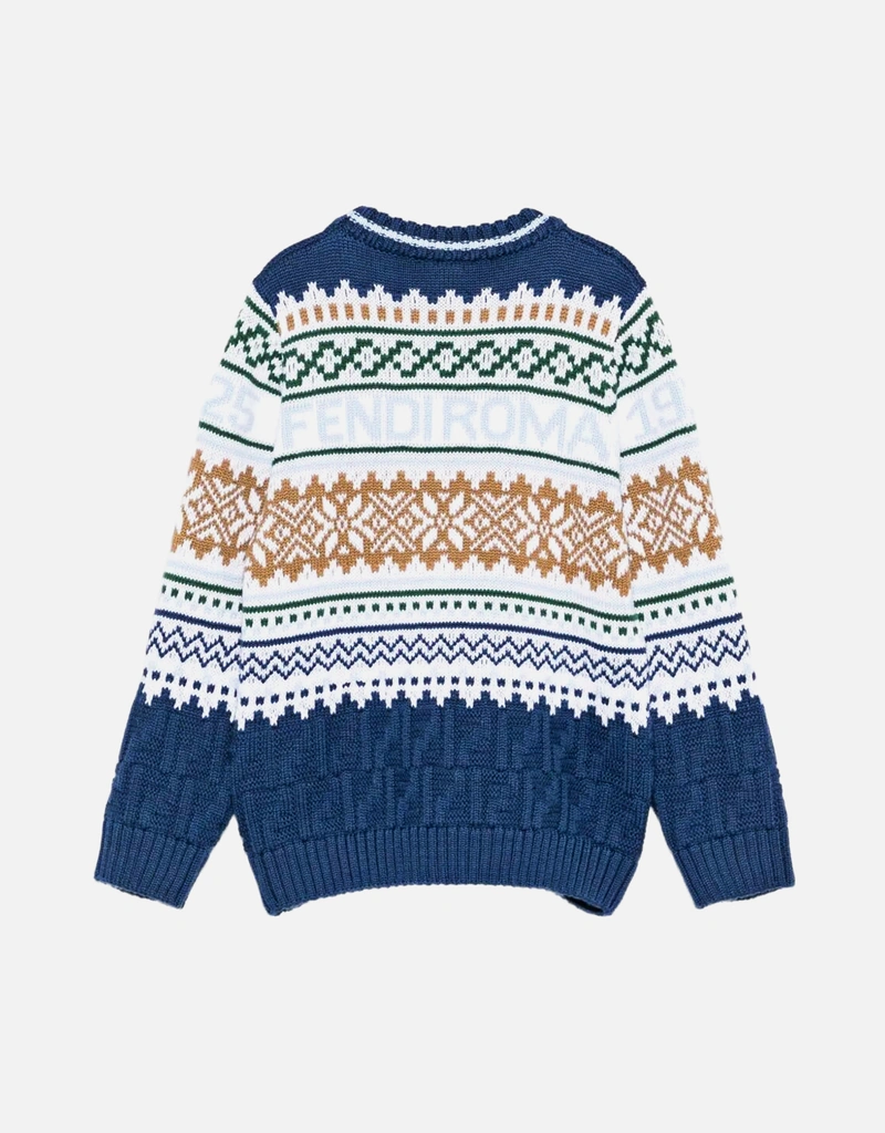 FENDI KIDS ニットスタジャン　ウール100% 2024年購入 FENDI KIDS ニットスタジャン ウール100% 2024年購入 FENDI KIDS