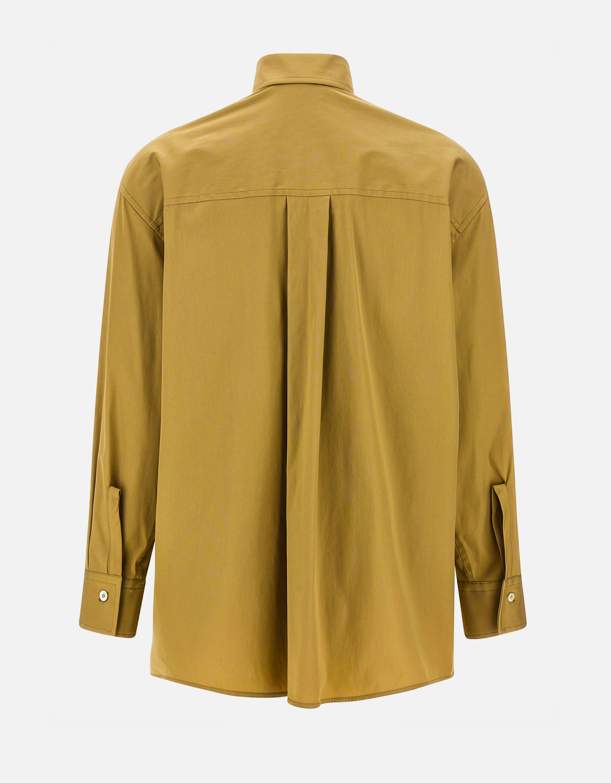 Salvatore Ferragamo 長袖コットン混紡シャツ () IFCHIC.COM