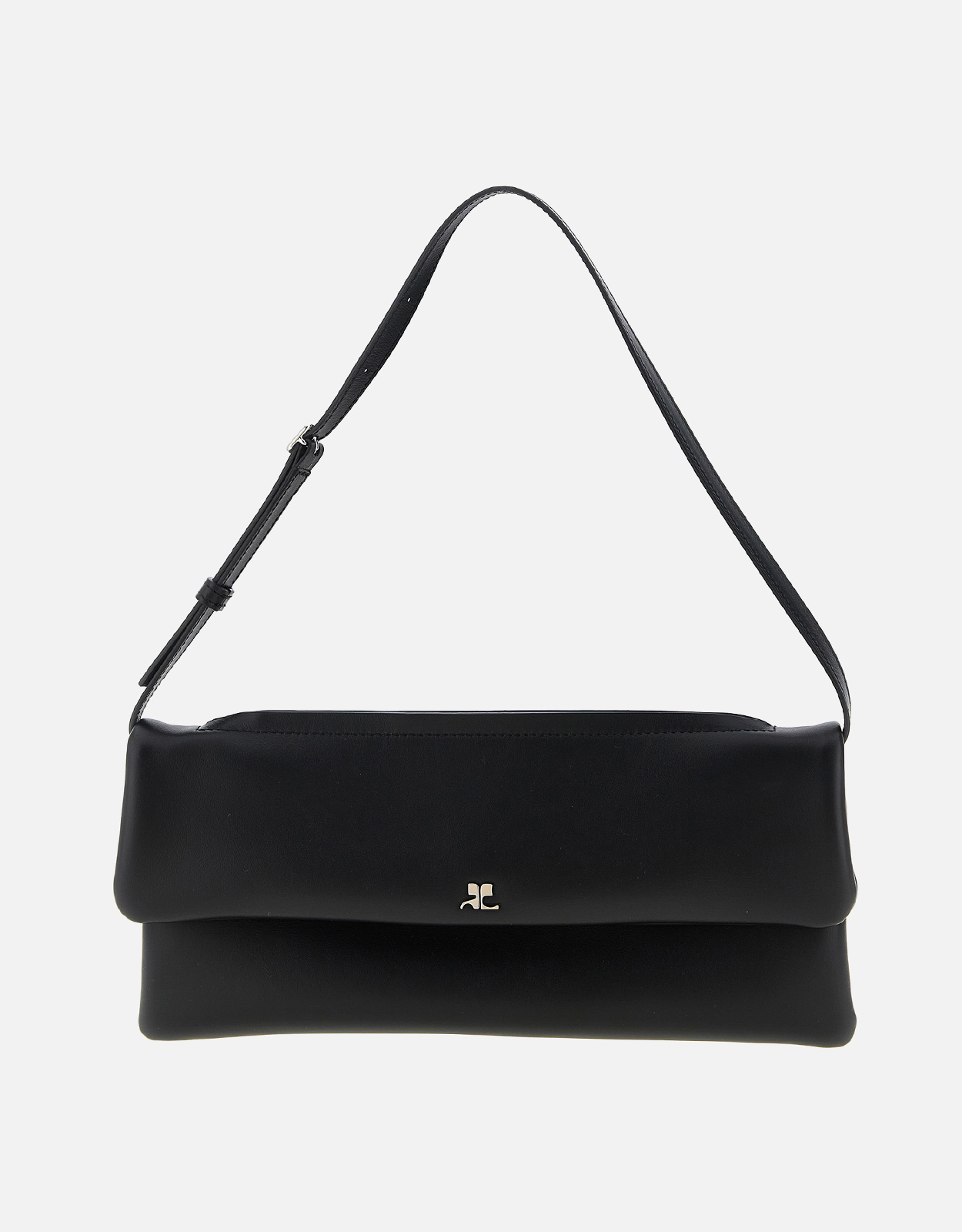 Courreges Cuff Cow Leather Shoulder Bag　クレージュ カフ カウレザー ショルダーバッグ Courreges