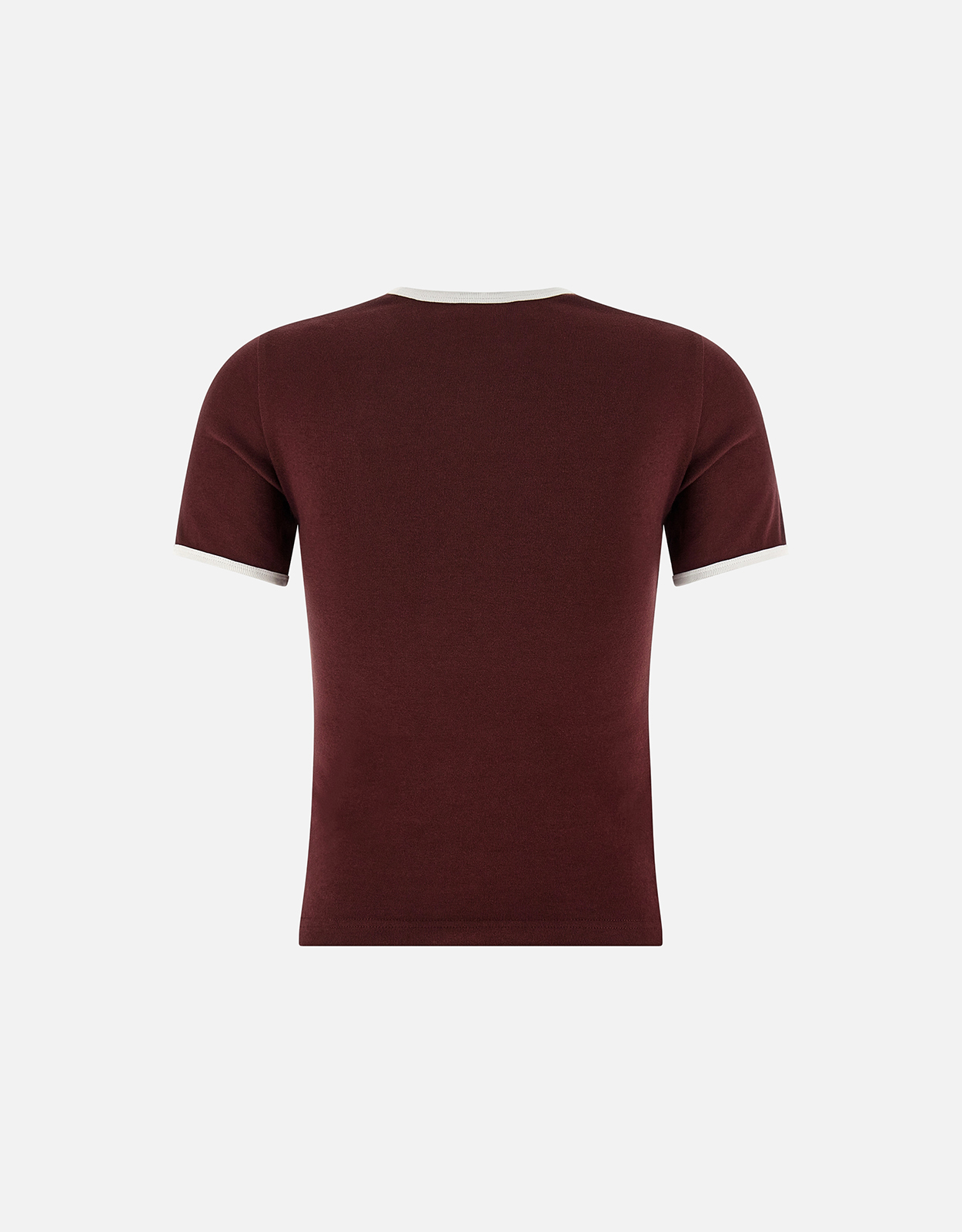 Courreges シグネチャーコントラストコットン半袖Tシャツ (すべての