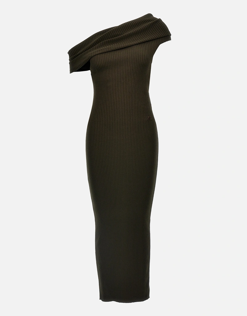 knitted open back maxi dress Noelia Textured Jersey Open Back Maxi Dress in Fiery Red main image 0