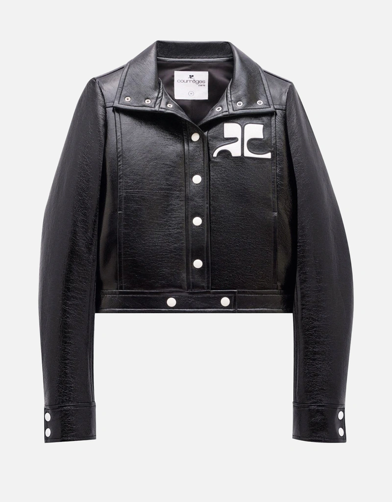 Courreges Cotton Blend Vinyl Jacket (All New In) IFCHIC.COM