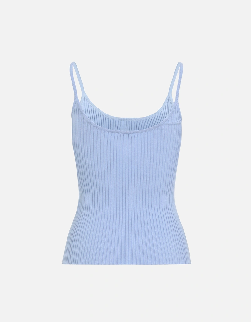 Courreges 再版リブニットタンクトップ (すべての新品) IFCHIC.COM