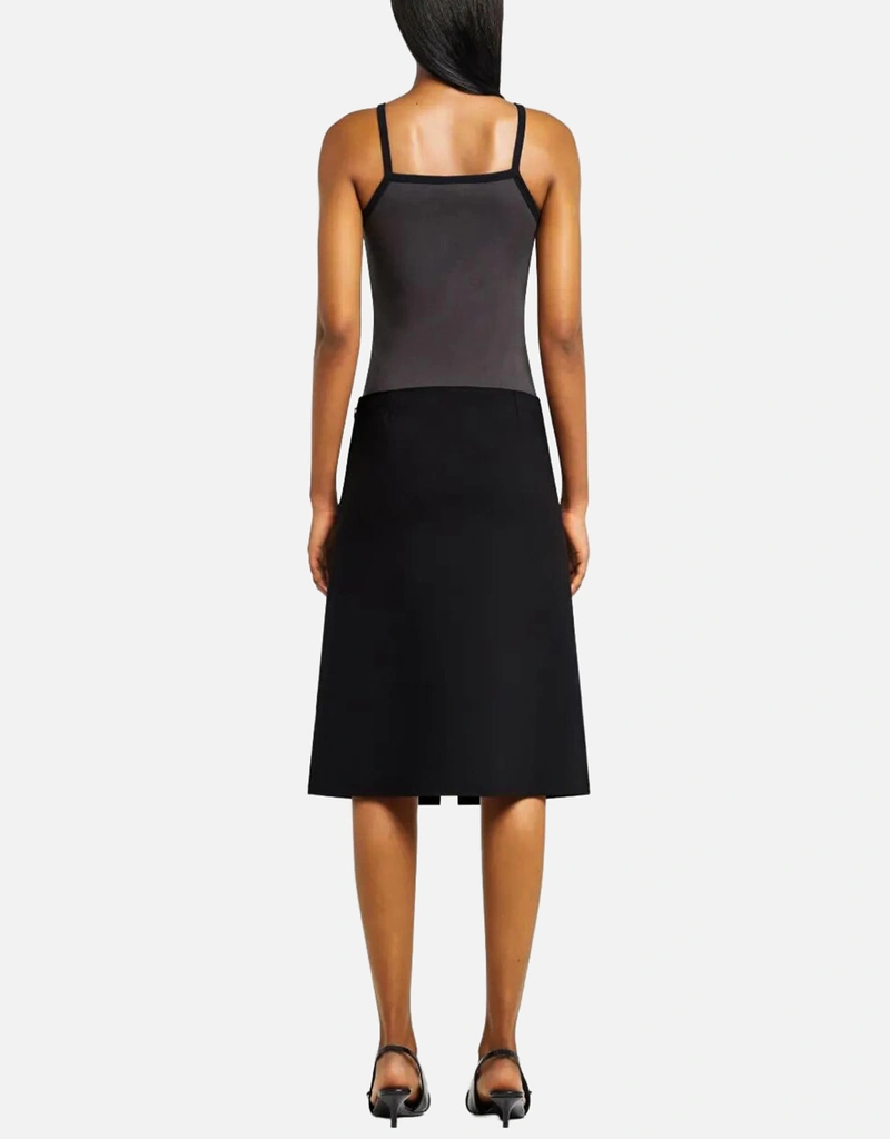 Courreges コントラストコットンタンクトップ (すべての新品) IFCHIC.COM