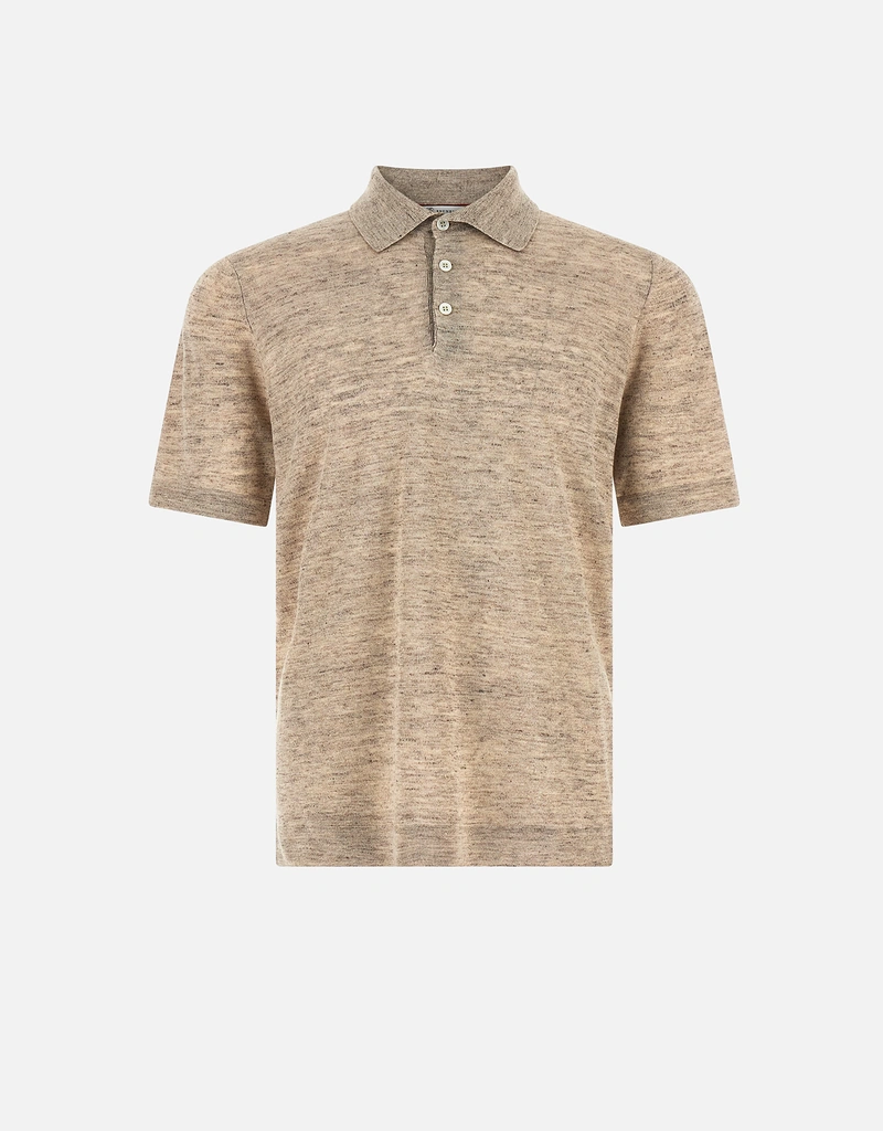 Brunello Cucinelli メンズリネンコットンフレームドエフェクト