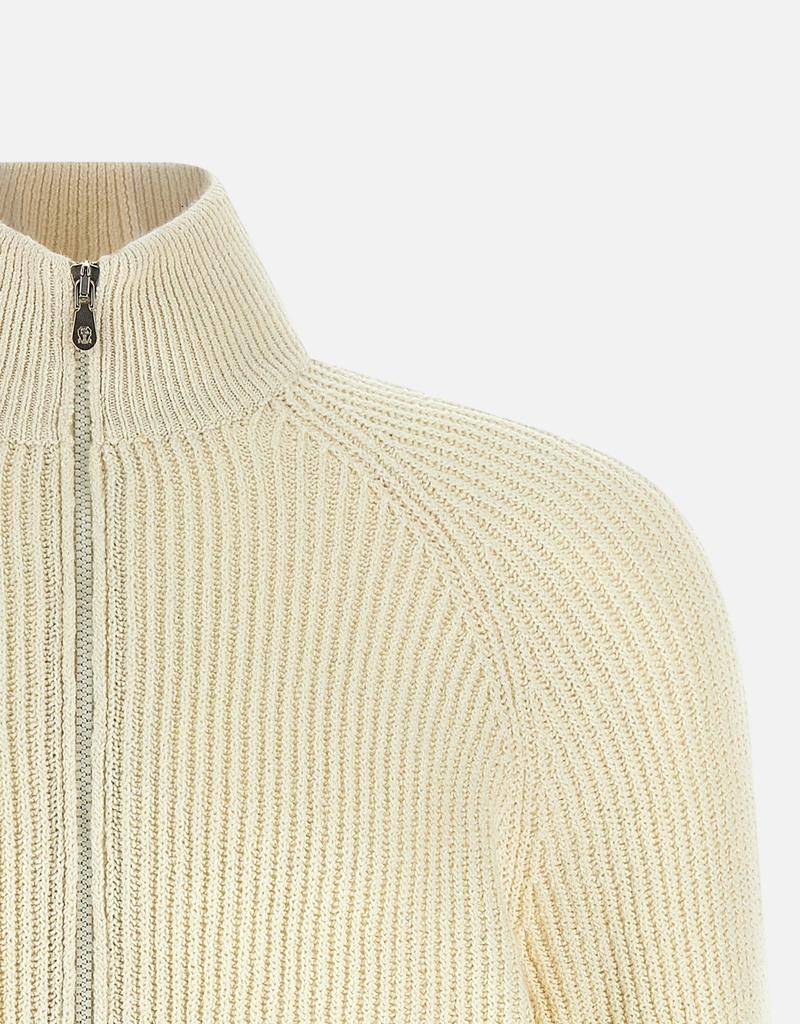 Brunello Cucinelli メンズジップコットンカーディガン (すべての新品