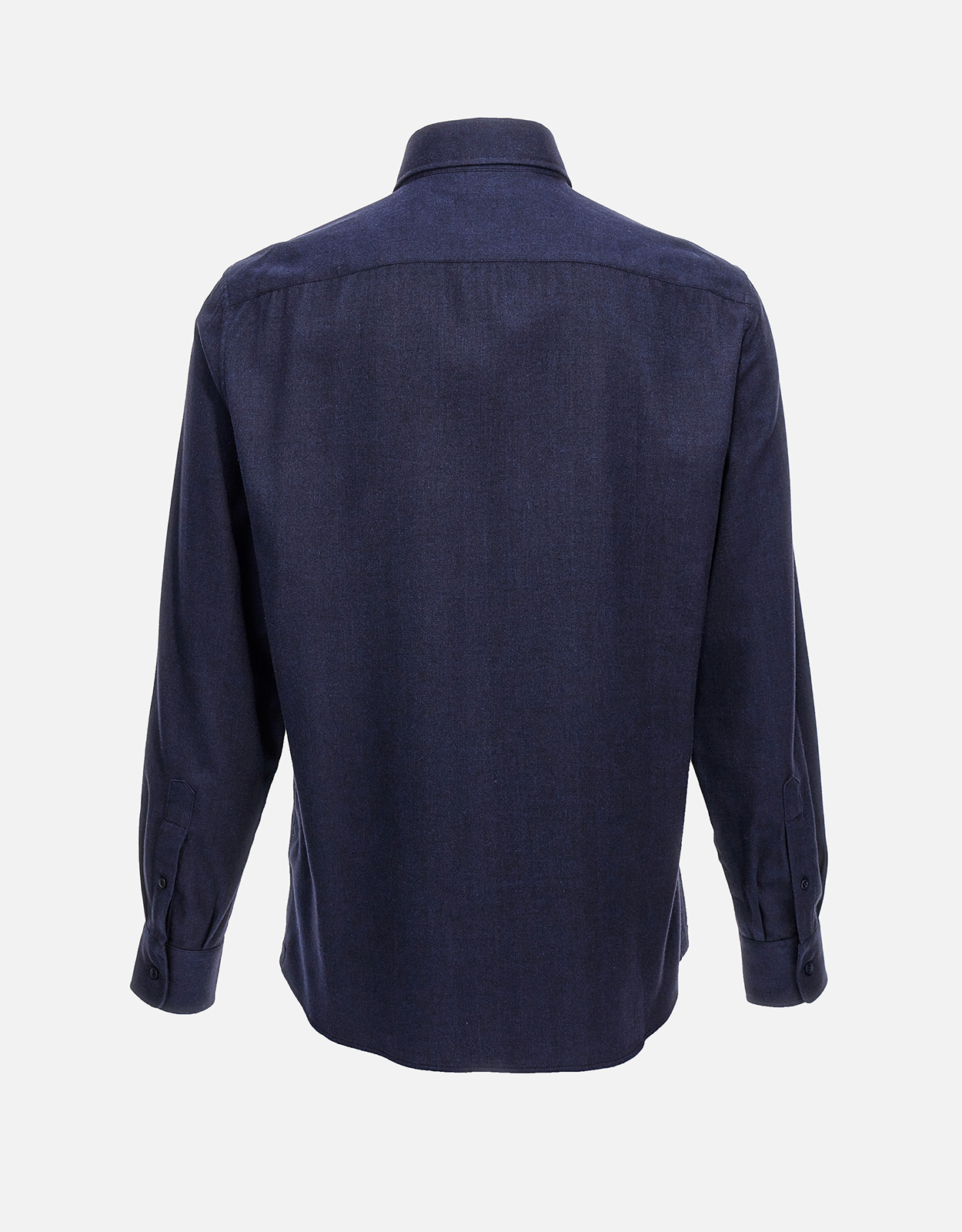 Brunello Cucinelli メンズ ヘリンボーンコットンブレンドシャツ