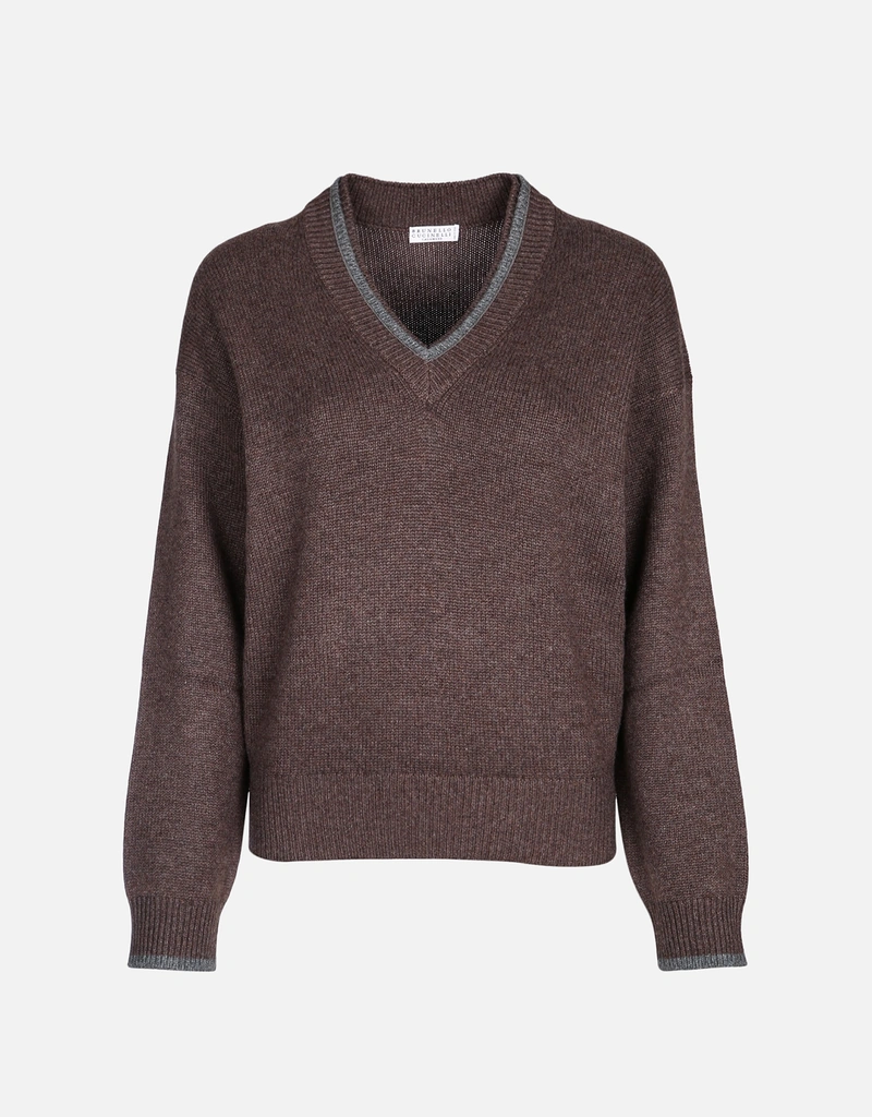 Brunello Cucinelliキラキララメカシミヤセーター(新品) Brunello Cucinelliキラキララメカシミヤセーター(新品) メンズ ニット