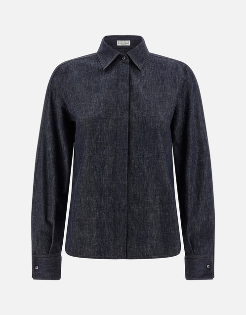 新品同様 Brunello cucinelli モニーレ デニムブラウス M Brunello Cucinelli トップス | デニム単品 新作・セール | IFCHIC