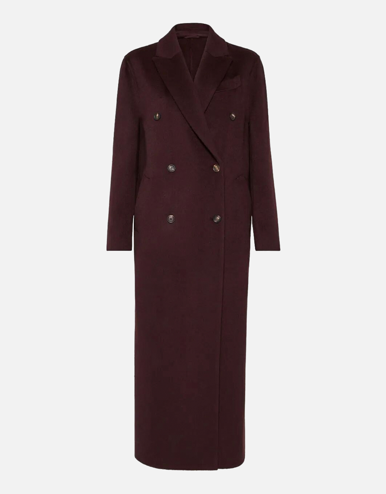 Brunello Cucinelli カシミヤ ダブルビーバークロス オーバーサイズ