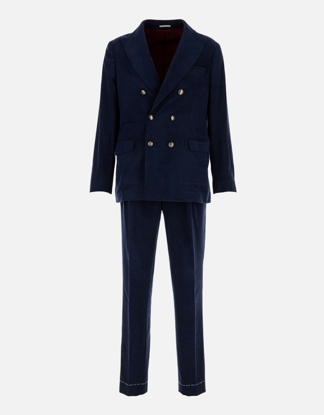 Brunello Cucinelli ウールシルクカシミヤ　48 スーツ Brunello Cucinelli メンズ ウール シルク カシミヤ コーデュロイ