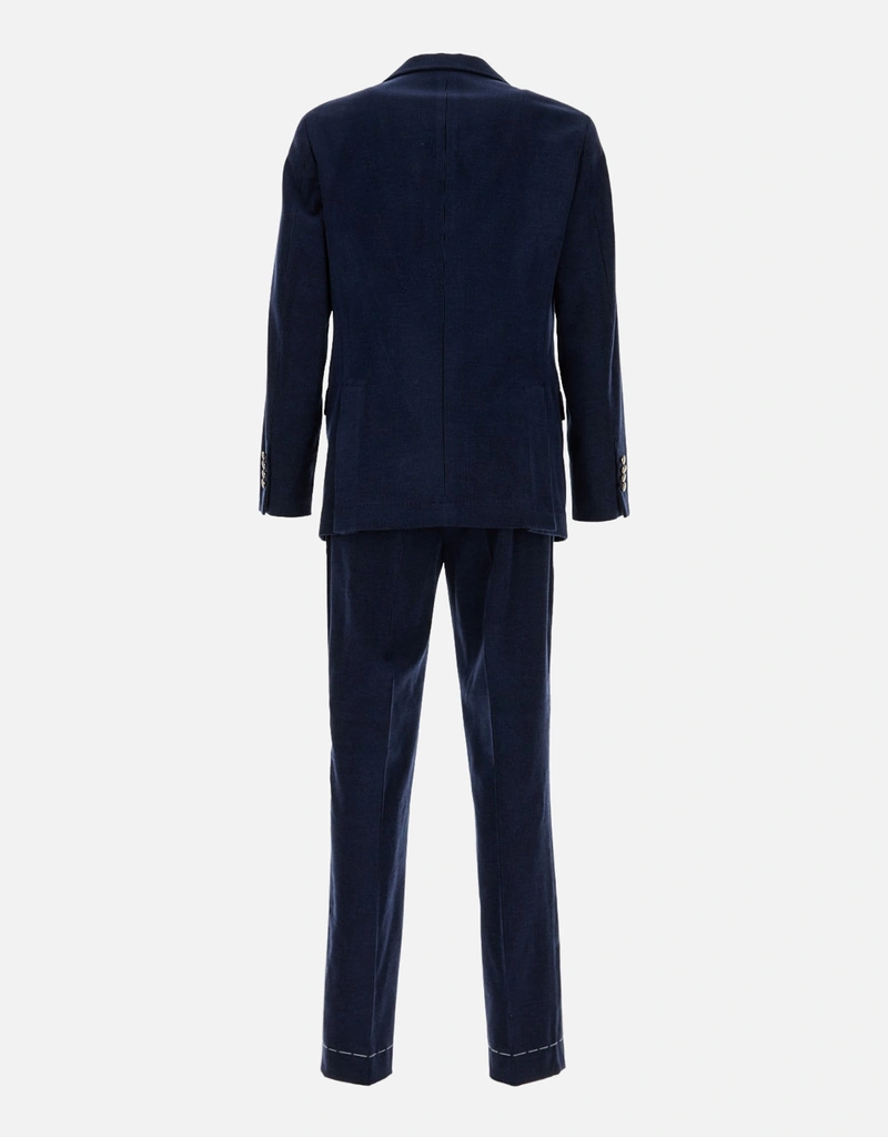 Brunello Cucinelli メンズ ウール シルク カシミヤ コーデュロイ