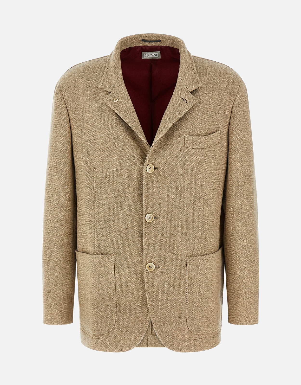 Brunello Cucinelli メンズ テクノ カシミヤ ウール シネ 斜め織り