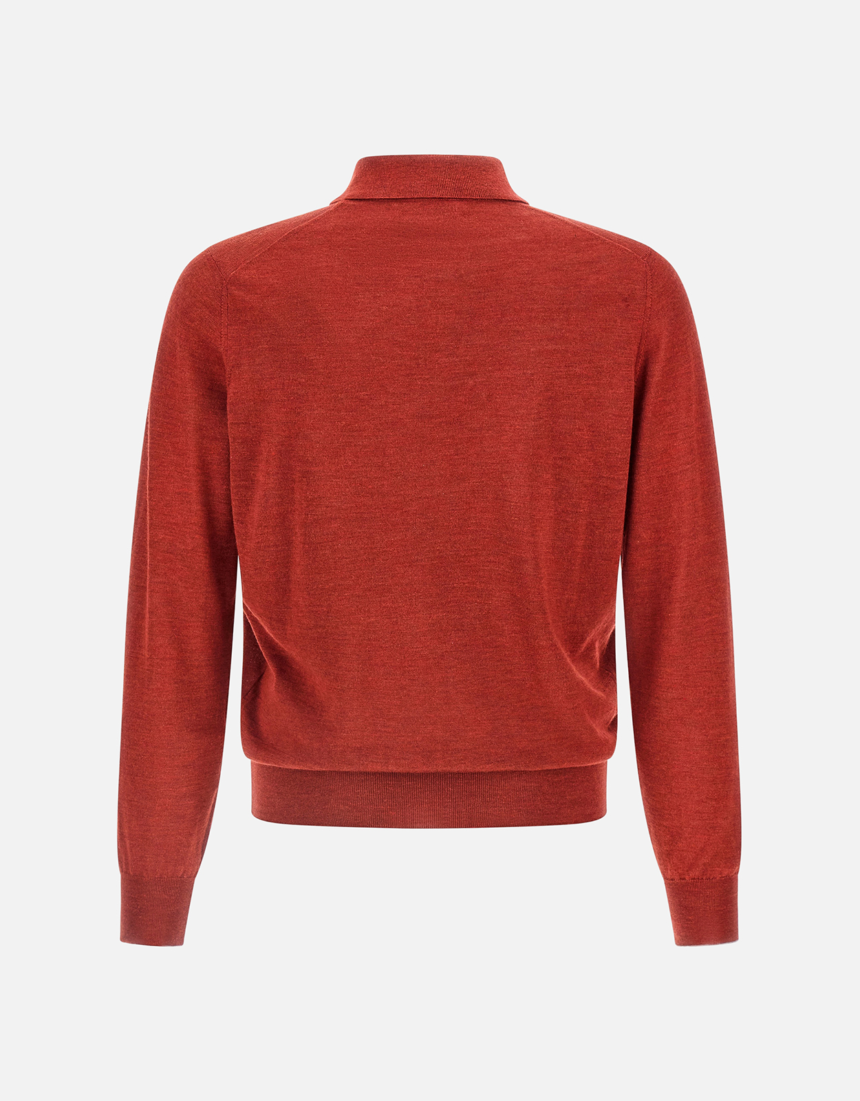 BRUNELLO CUCINELLI スリムフィット レッドポロシャツ BRUNELLO