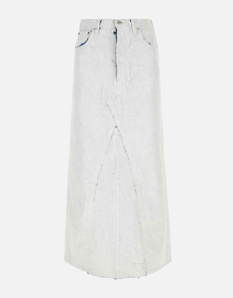 Maison Margiela White Denim Skirt () IFCHIC.COM