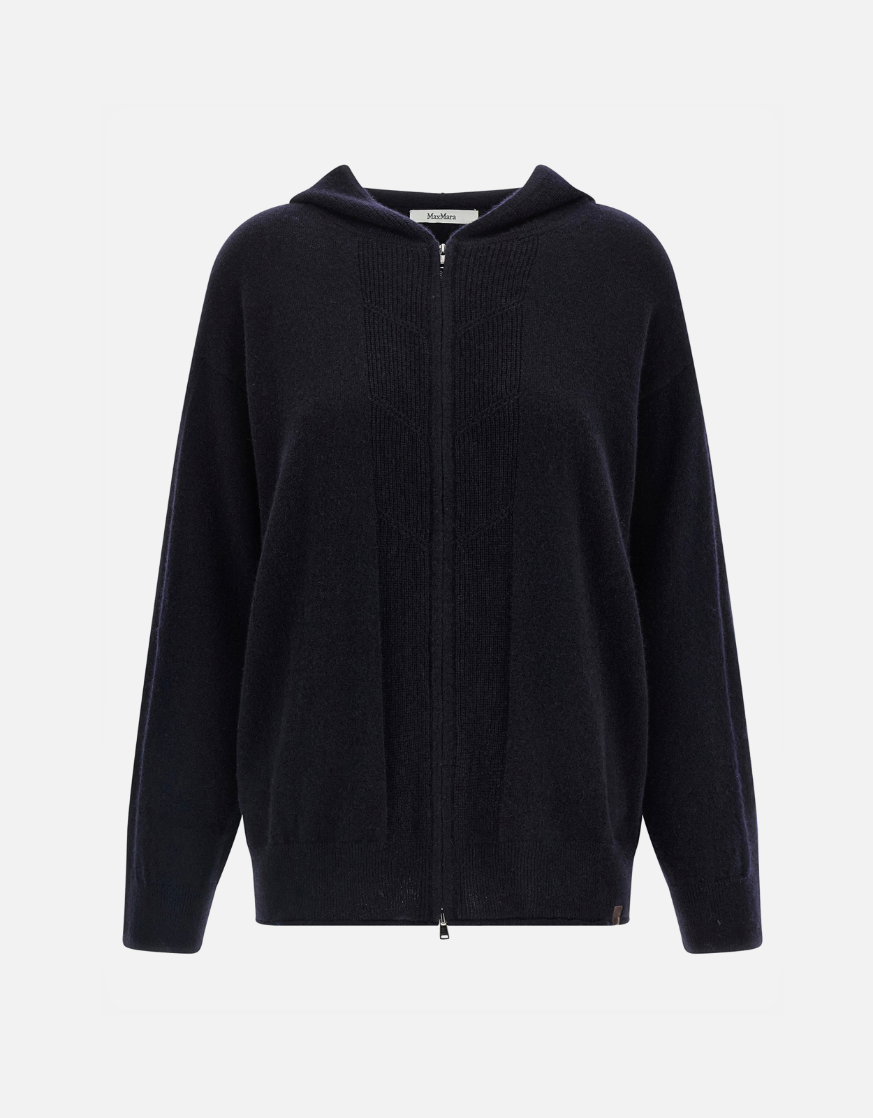 Max Mara Cashmere Hooded Front Zip Jacket (すべての新品) IFCHIC.COM