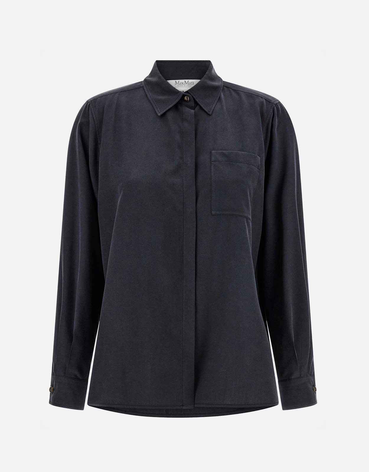 Mitsuko RussellMax Maraシルク100%シャツブラウス Max Mara MxmSiamese シルクシャツ (すべての新品) IFCHIC.COM