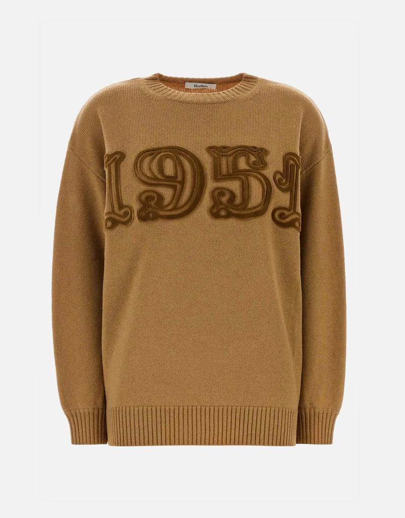 Max Mara ウール・カシミヤ混紡キャメルセーター (すべての新品