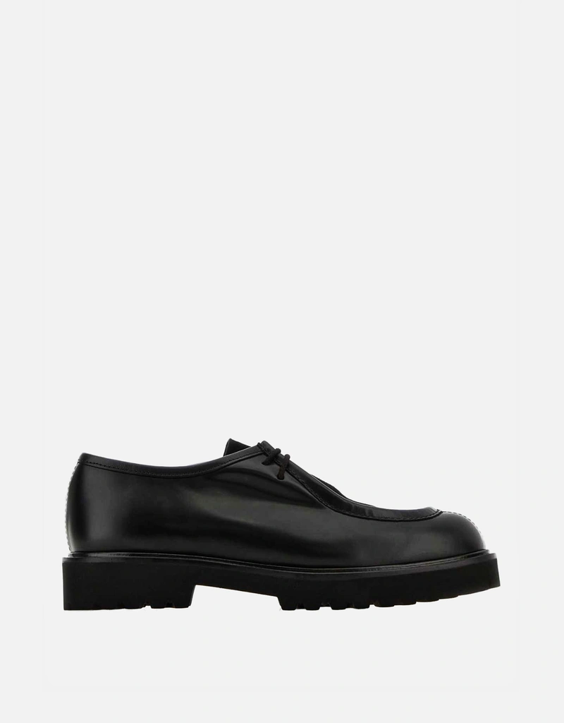 Max Mara レザーとスエードのレースアップシューズ () IFCHIC.COM