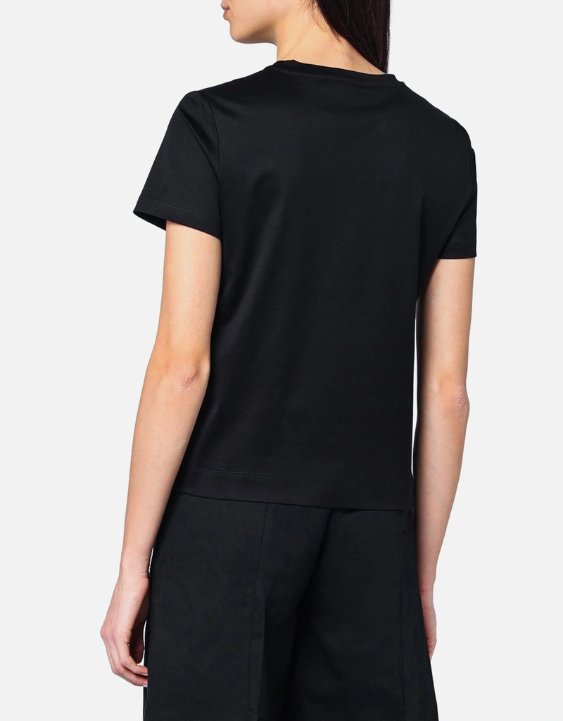 Max Mara ブラックコットンTシャツ (トップス) IFCHIC.COM
