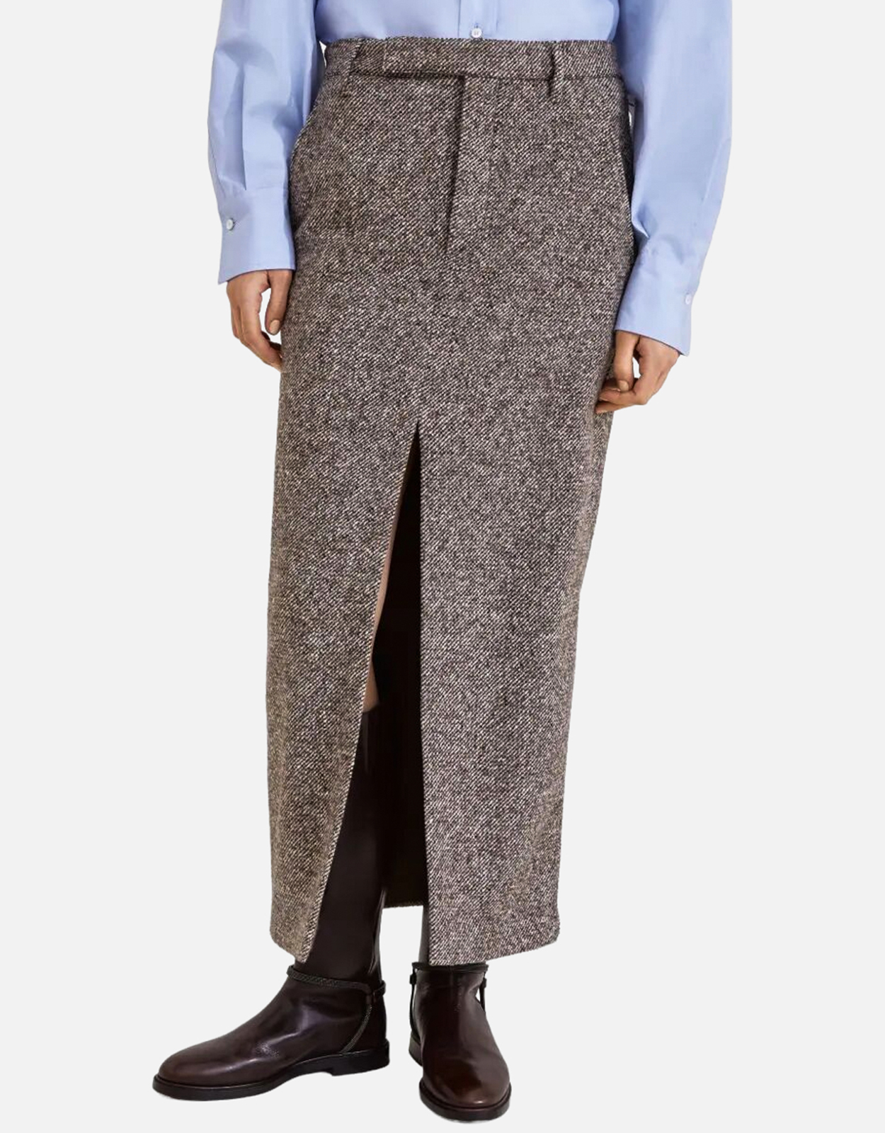 Brunello Cucinelli Virgin Wool And Silk Mélange Sartorial Pencil