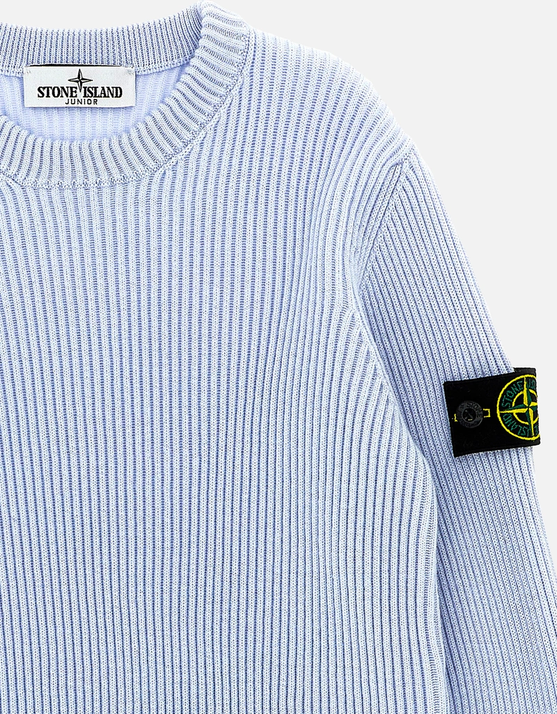 Stone Island Kids Kids Virgin Wool Ribbed Sweater (All New In
