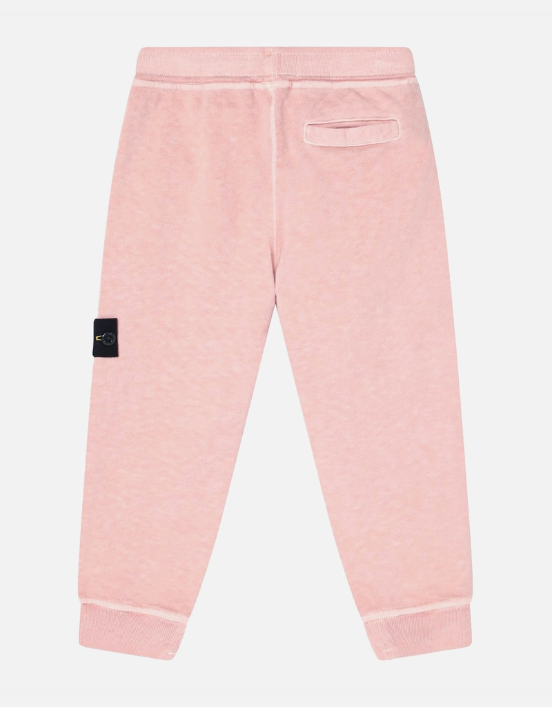 Stone Island Kids キッズ ピンク コットン ジョギングパンツ (すべて