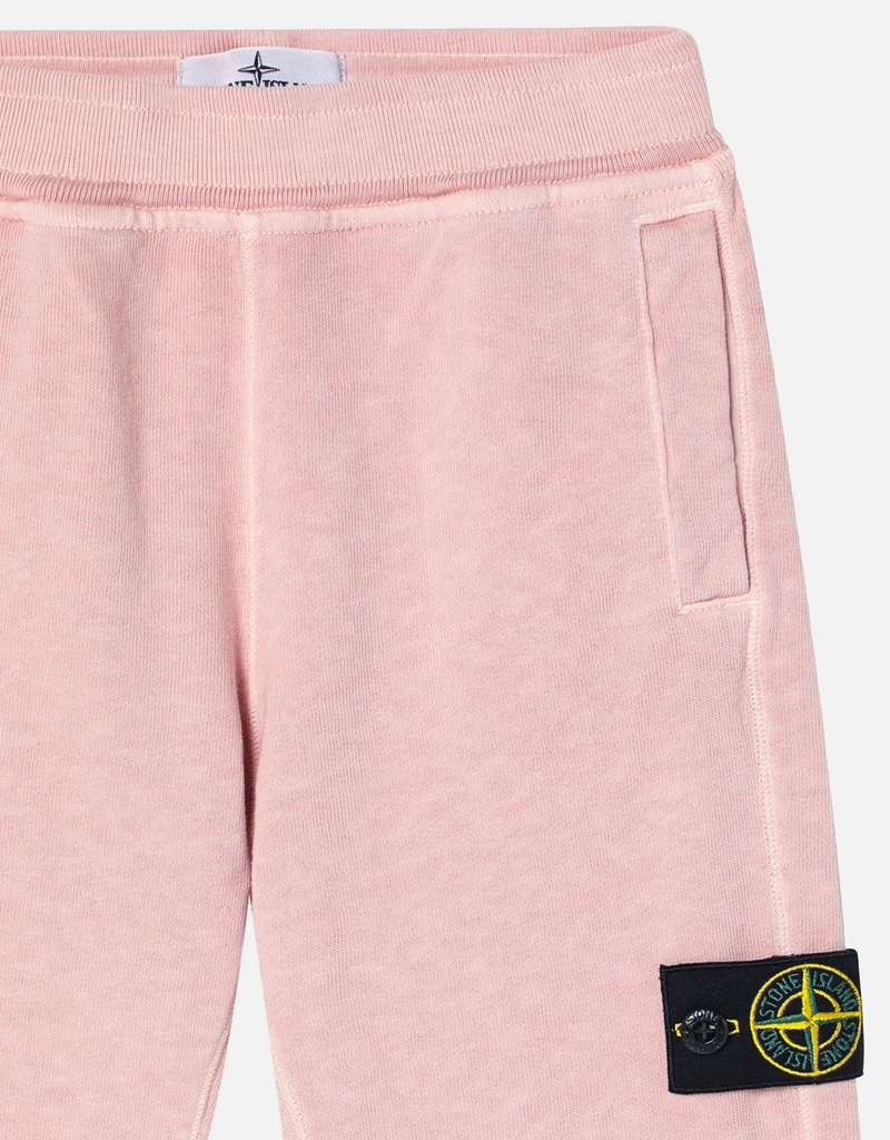 Stone Island Kids キッズ ピンク コットン ジョギングパンツ (すべて