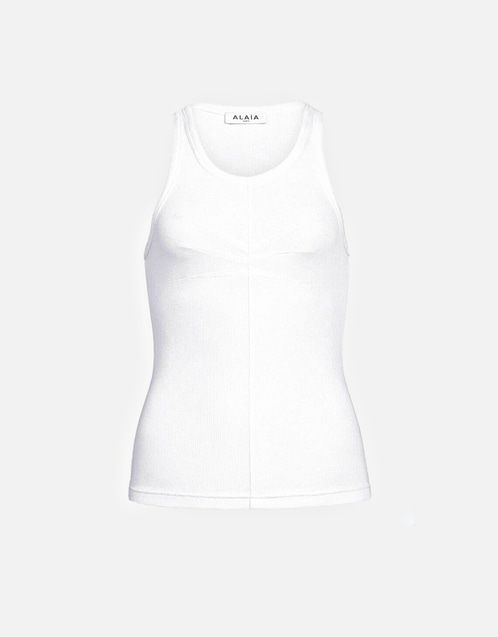 ALAÏA コットン タンクトップ (すべての新品) IFCHIC.COM
