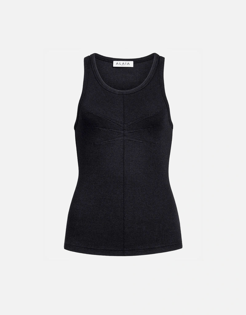 ALAÏA コットンブレンドタンクトップ (すべての新品) IFCHIC.COM