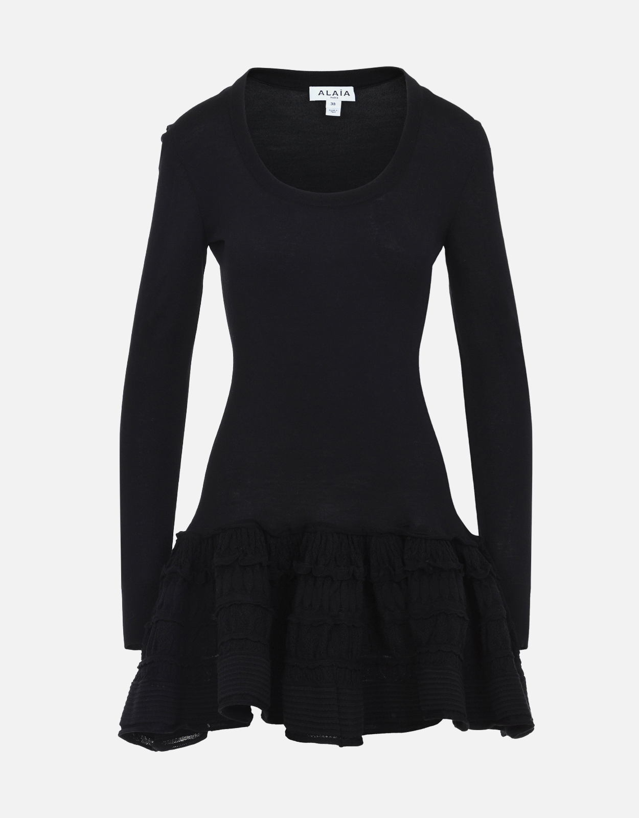 【一度のみの使用】ALAiA/2007エディションウールクリノリンドレス 一度のみの使用】ALAiA/2007エディションウールクリノリンドレス
