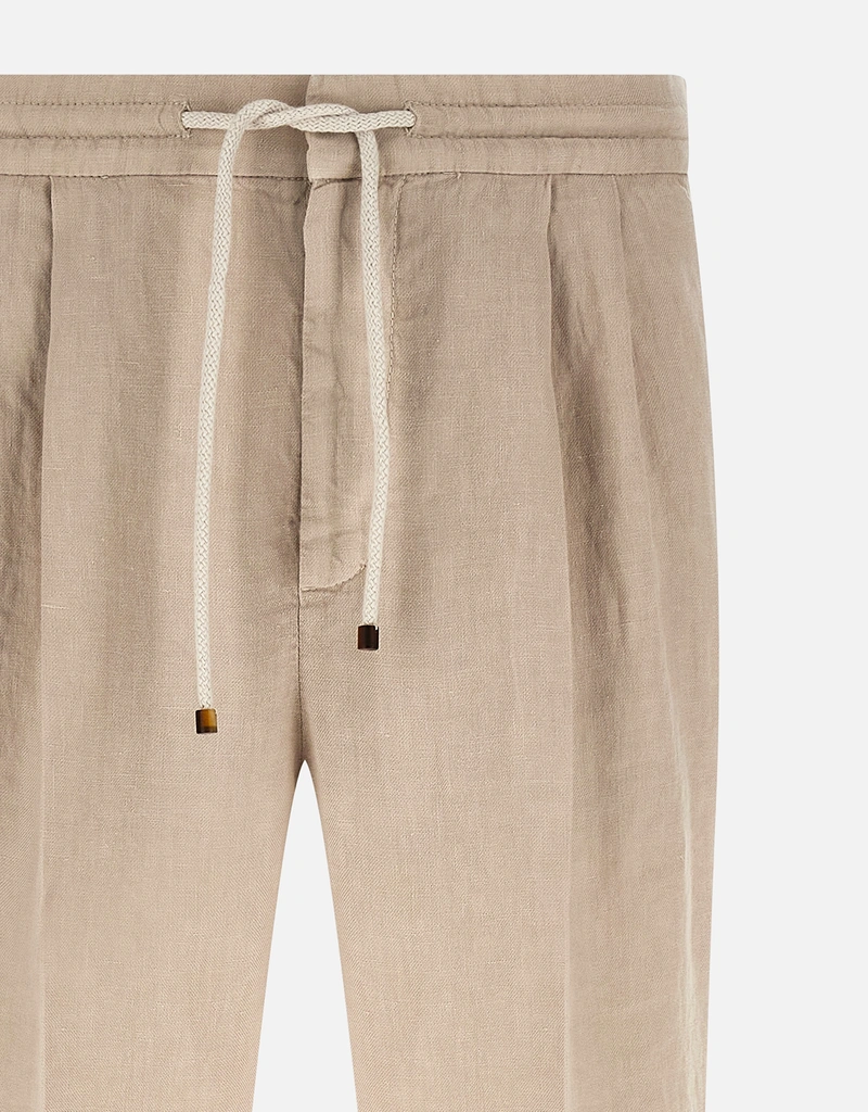 Brunello Cucinelli メンズ リネン ドローストリング付き レジャー