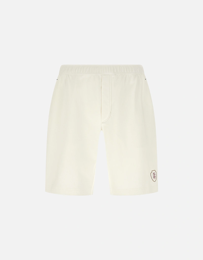 Brunello Cucinelli メンズインターロックコットンバー​ムダショーツ
