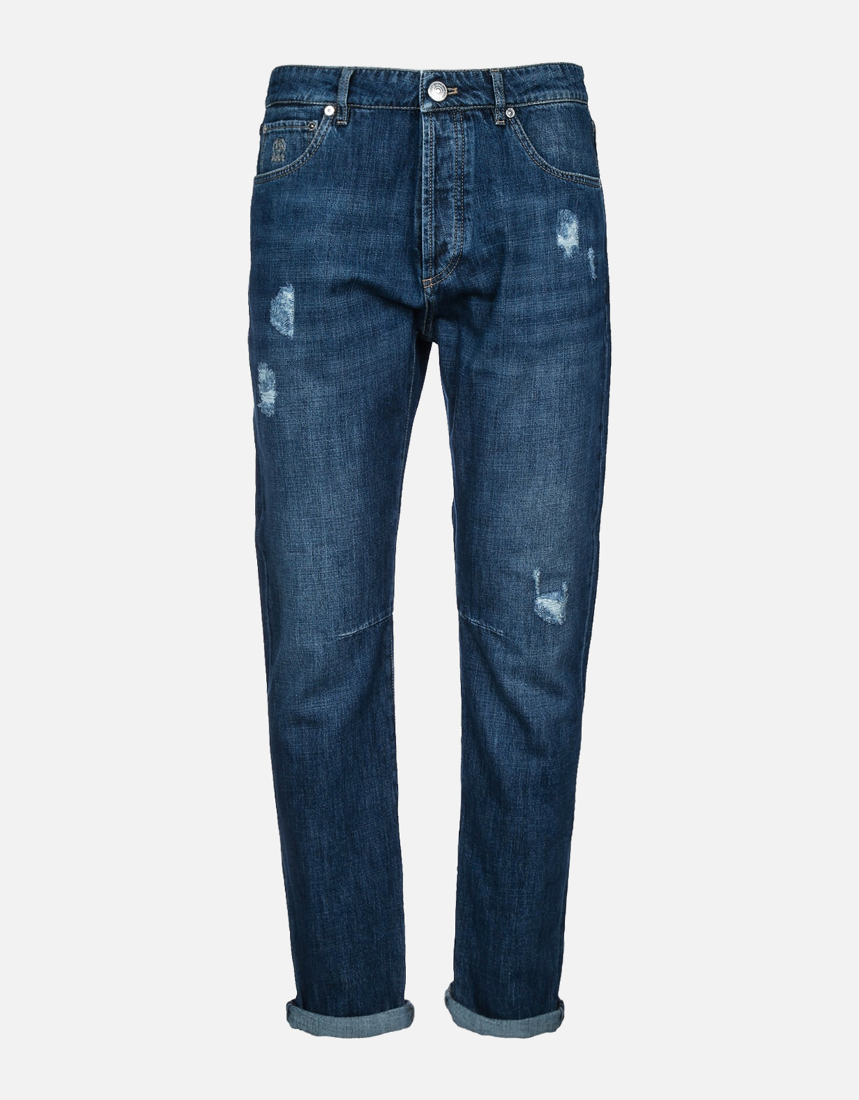 Brunello Cucinelli メンズ 軽量デニム リラックスフィット 五ポケット