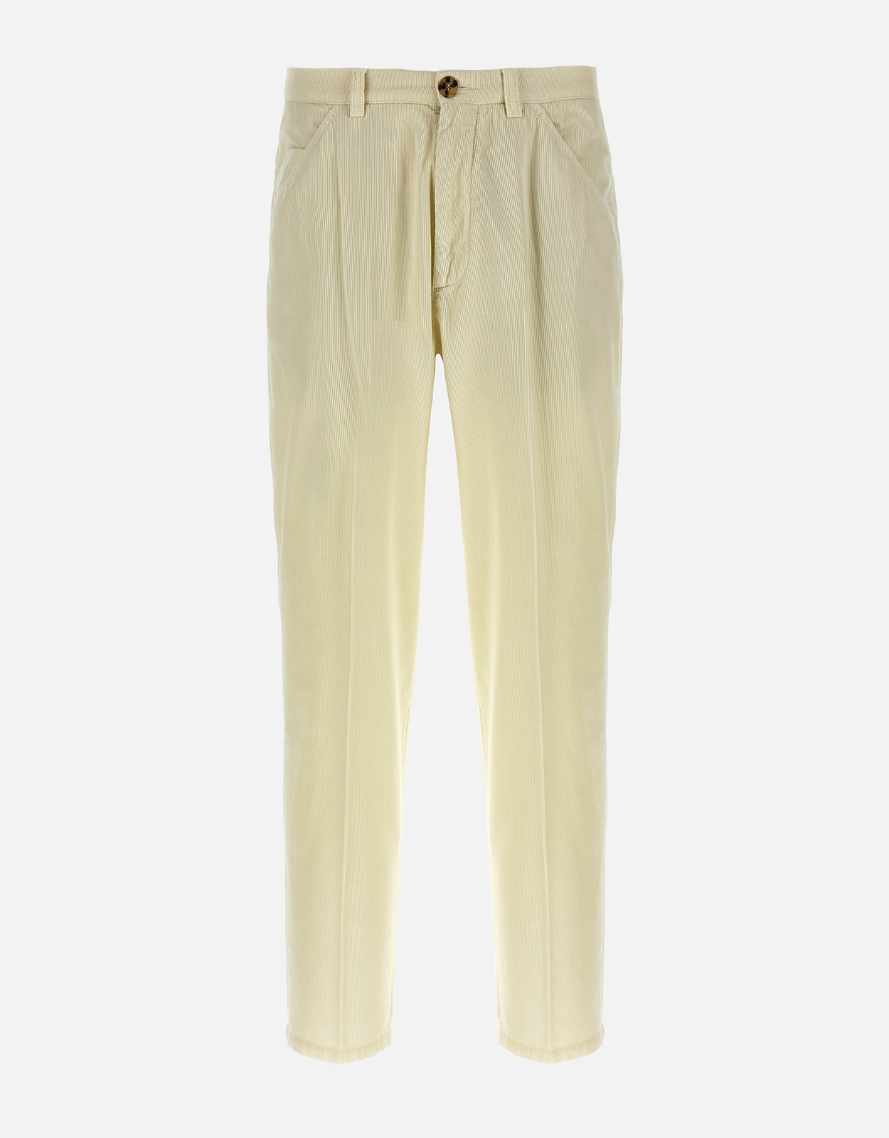 Brunello Cucinelli メンズ コーデュロイ ストレートレッグパンツ