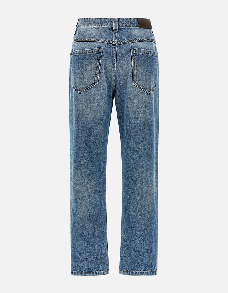 Brunello Cucinelli ストレートレッグコットンデニムジーンズ (すべて