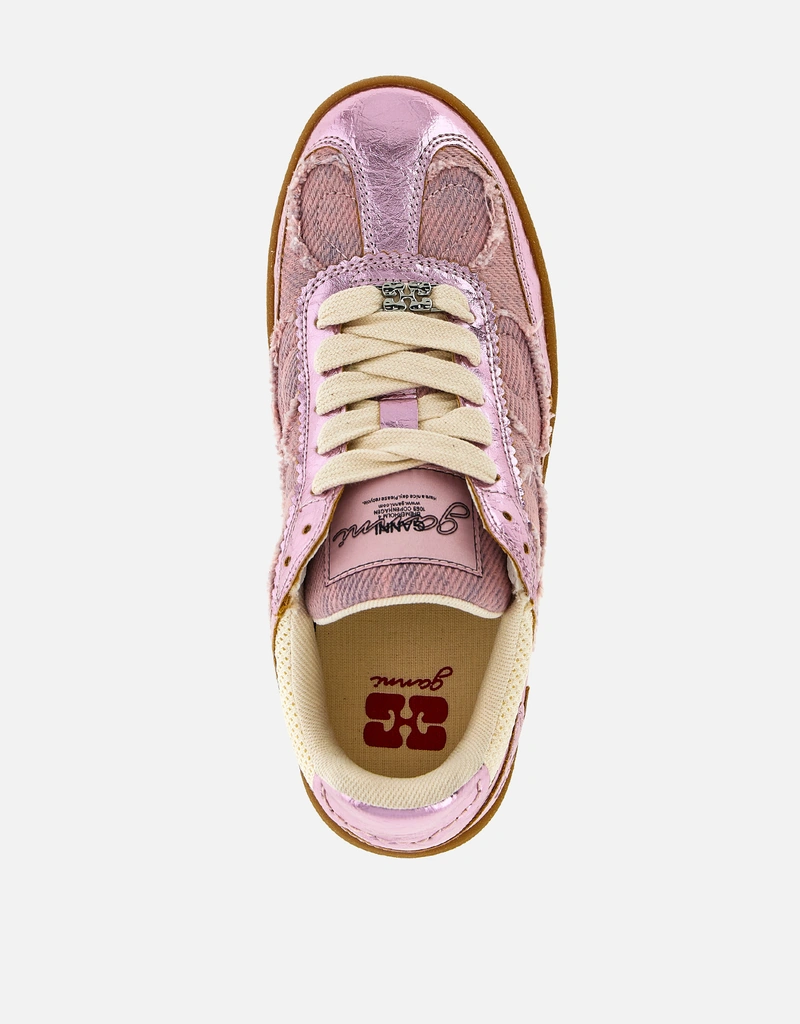 Ganni '08 デニム風生地スニーカー () IFCHIC.COM