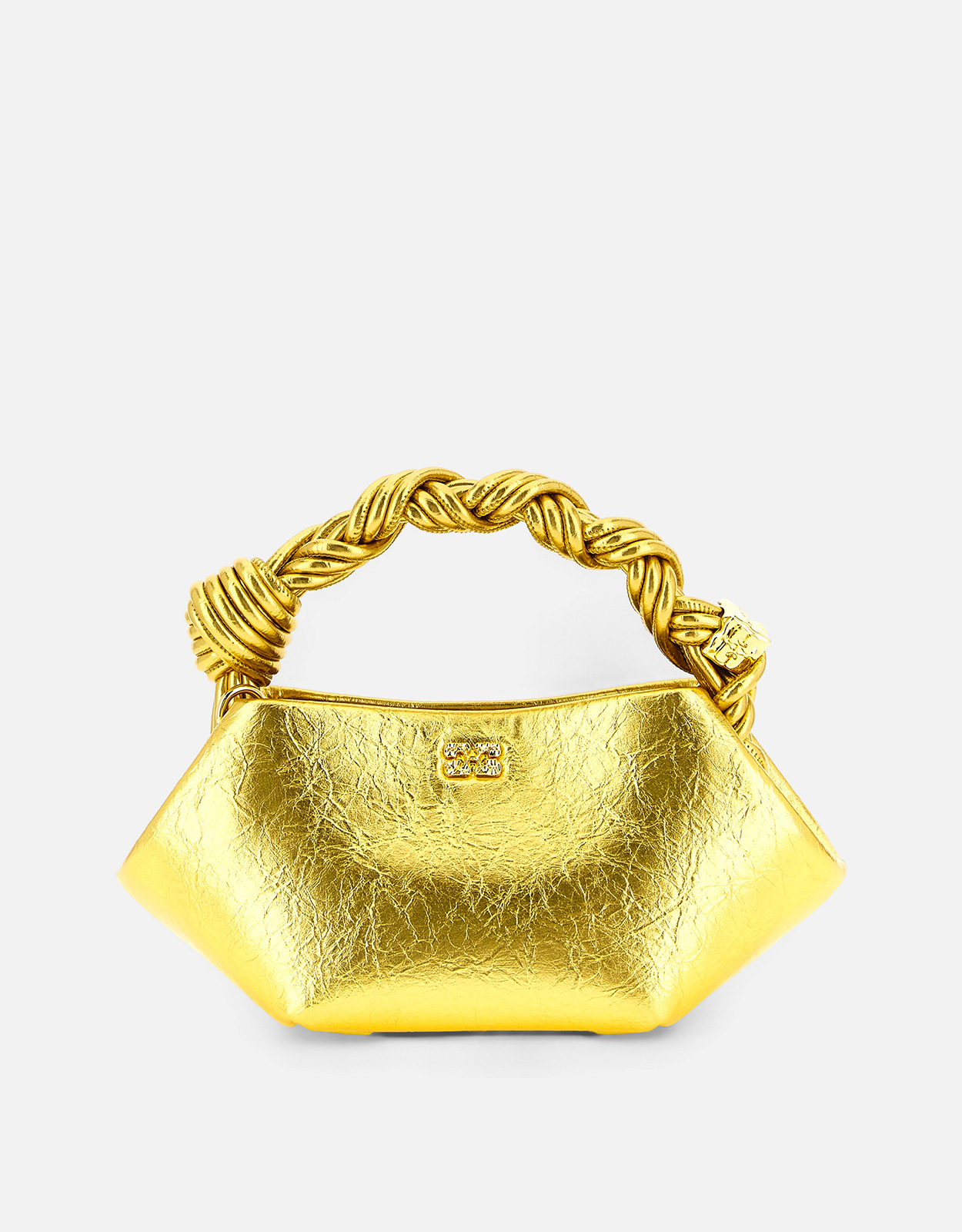 Ganni Bou Mini Metallic Crossbody Bag () IFCHIC.COM