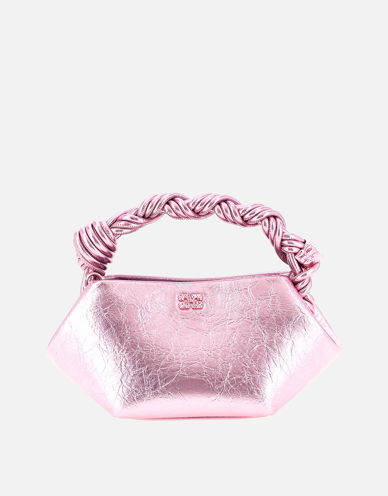 Ganni Bou Mini Metallic Crossbody Bag () IFCHIC.COM