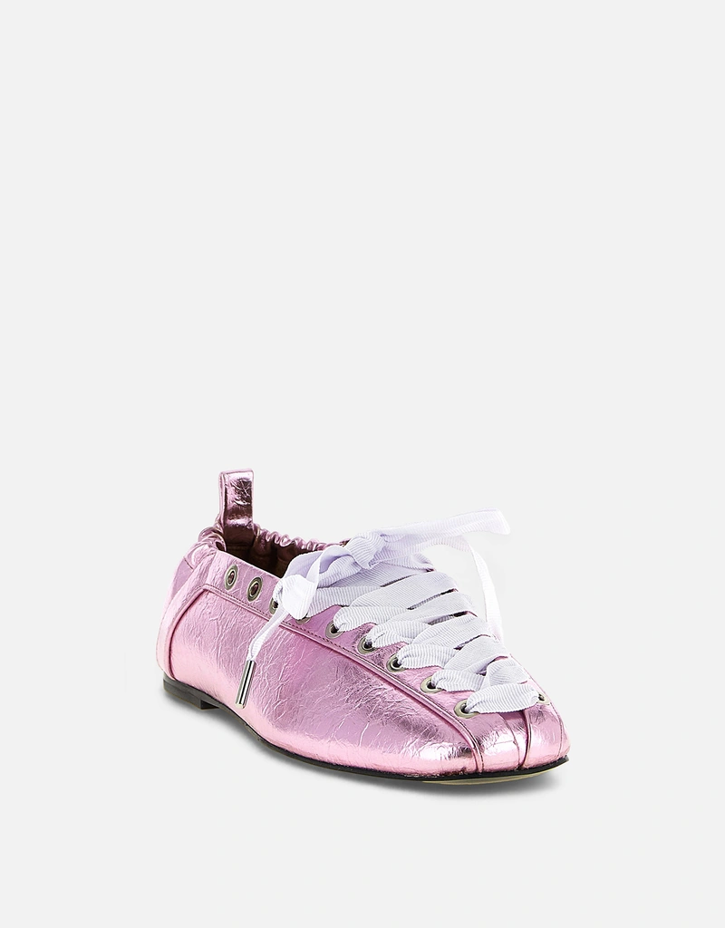 Ganni レースアップバレエフラット () IFCHIC.COM