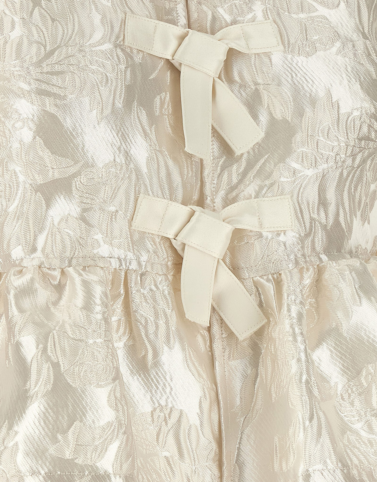Ganni Satin Peplum Jacquard Blouses (All New In) IFCHIC.COM