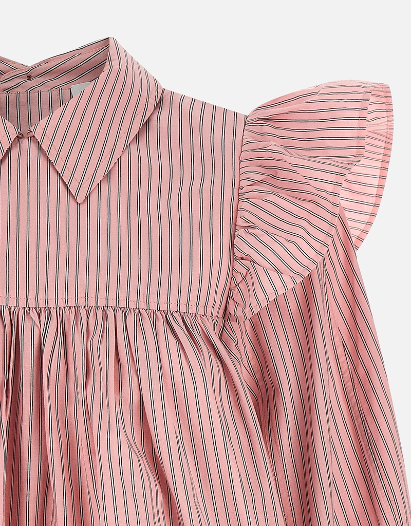 Ganni ストライプオーガニックコットンブラウス (すべての新品) IFCHIC.COM