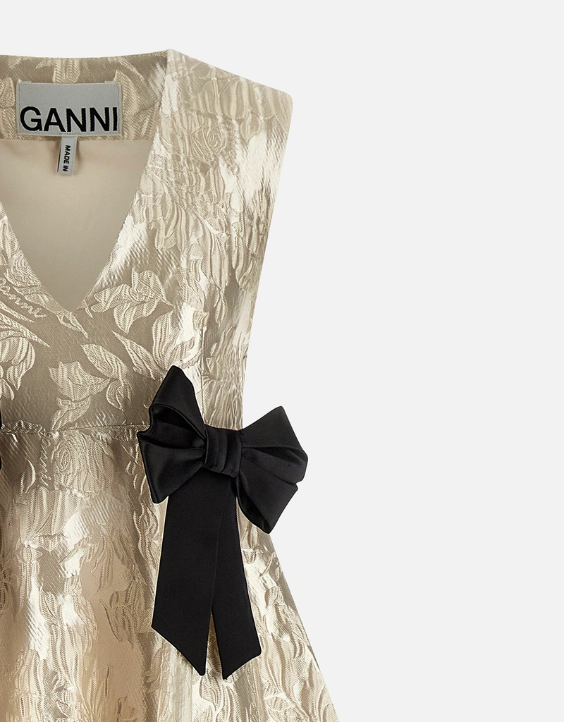 gold wrap dress short Ciara Gold Bandage Mini Dress for Women, S main image 1