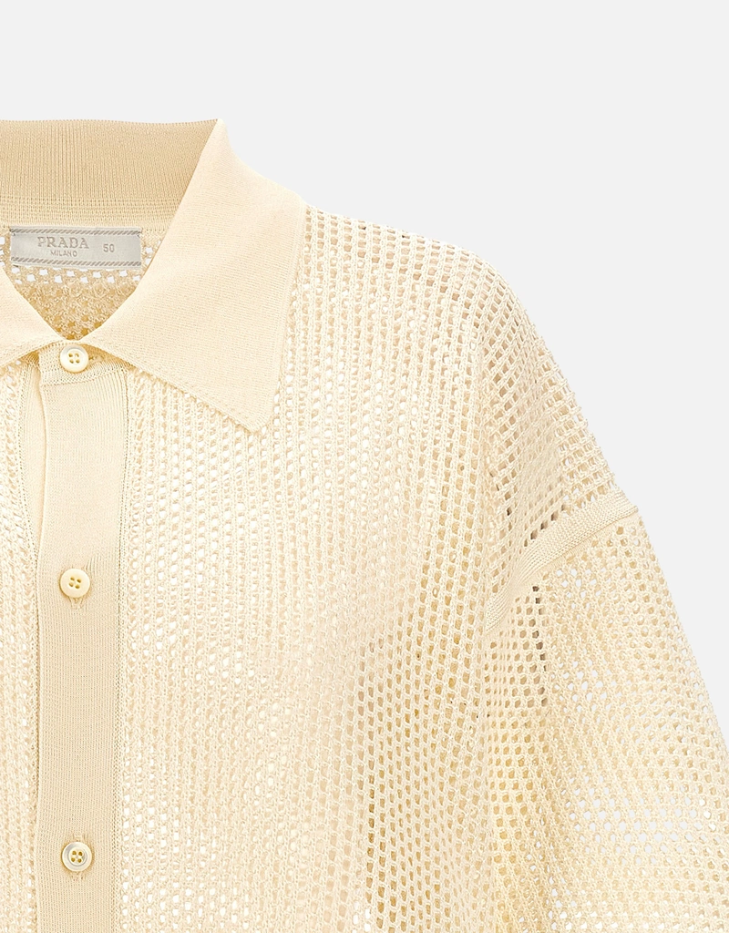 PRADA メッシュ アンダーシャツ ホワイト PRADA メッシュ アンダーシャツ ホワイト