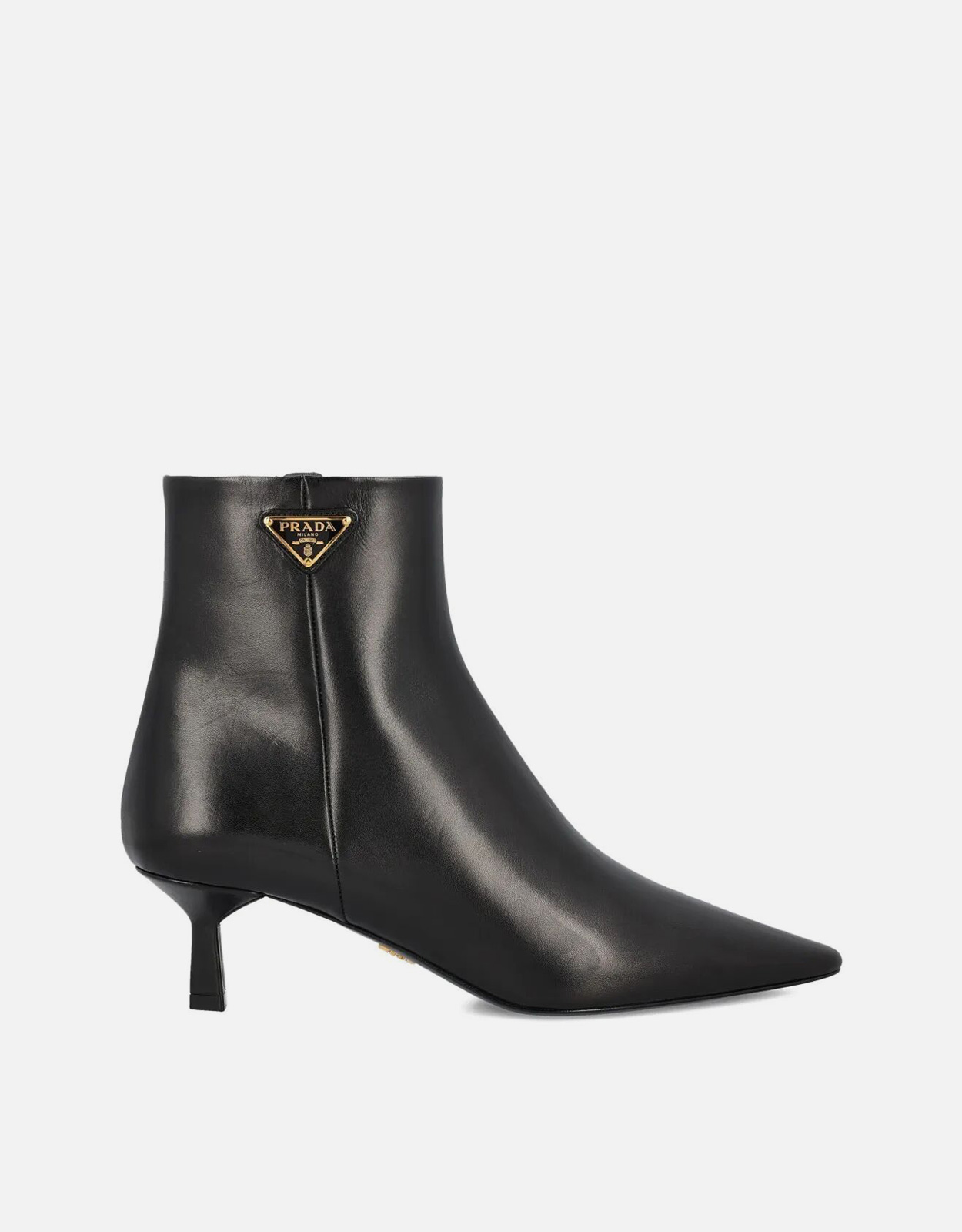 Prada レザー ポインテッド アンクルブーツ (すべての新品) IFCHIC.COM