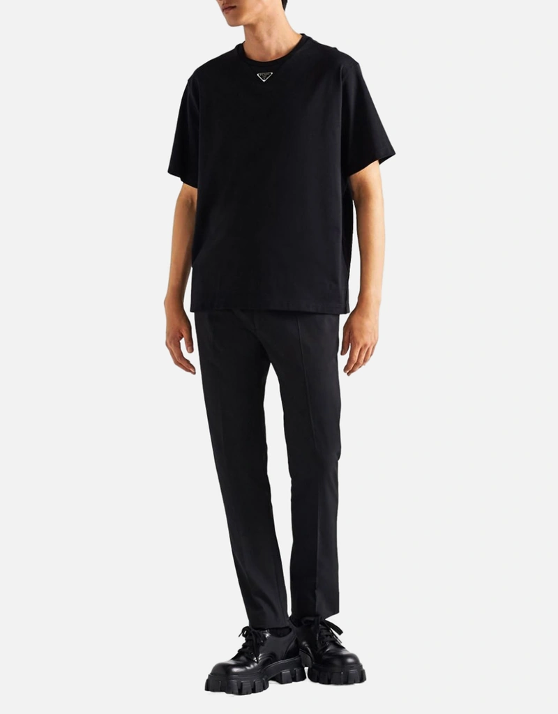 Prada メンズ コットン オーバーサイズ Tシャツ (すべての新品) IFCHIC.COM