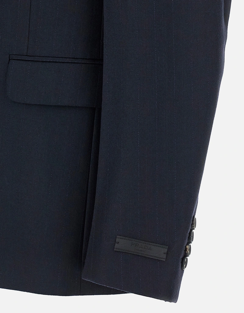 Prada メンズ カシミヤ＆ヴァージンウール スリムフィット ピン