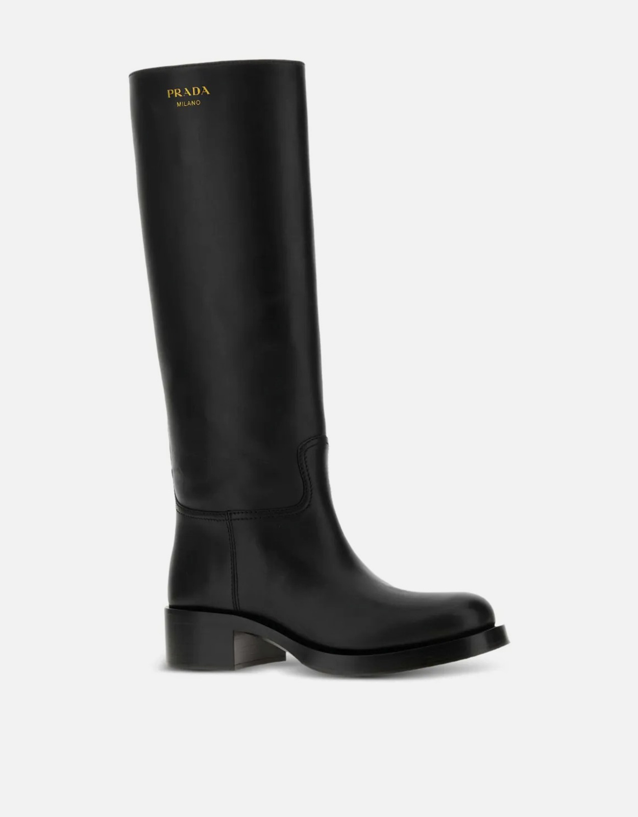 Prada レザー ハイブーツ (すべての新品) IFCHIC.COM