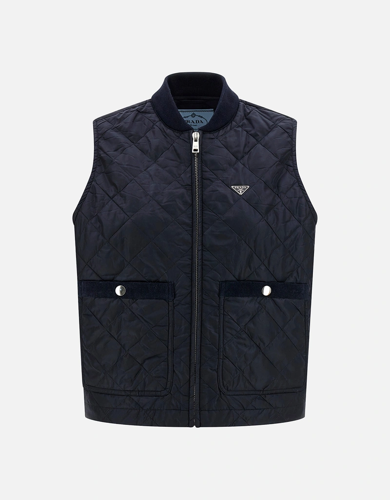 Prada リナイロン ダイヤモンドキルティング ベスト (すべての新品