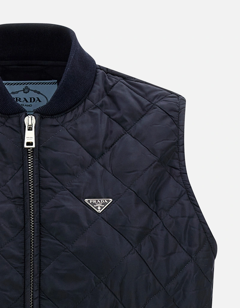 Prada リナイロン ダイヤモンドキルティング ベスト (すべての新品
